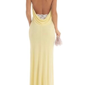 Mira Lace Open Back Maxi Dress size Medium